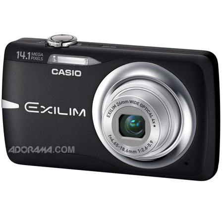 Casio Exilim Zoom EXZ550BK 14.1MP Digital Camera, Black