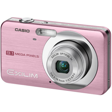Casio Exilim Zoom ICSEXZ85PNR 9.1MP Digital Camera Pink