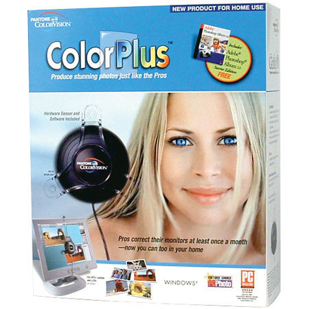 ColorVision ColorPlus Monitor Corrector with Sensor, Software & Adobe Album Starter Edition