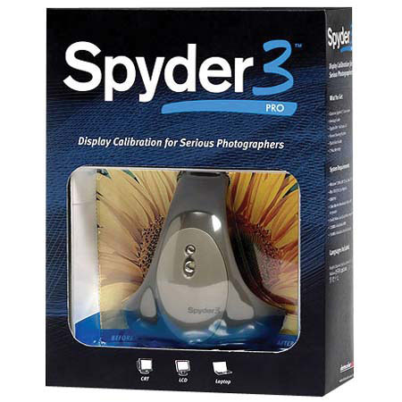 Datacolor Spyder 3 Pro Display Calibration Hardware & Software for Professional Photographers and Studios, English