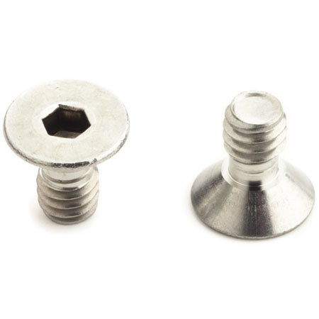 iDC PhotoVideo 1/4-20 x 1/2" Captive Flat Head Screw, 2 Pack