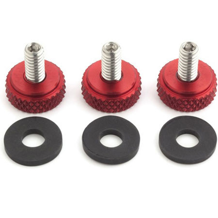 iDC PhotoVideo 1/4-20 x 1/2" Thumb Screw, 3 Pack