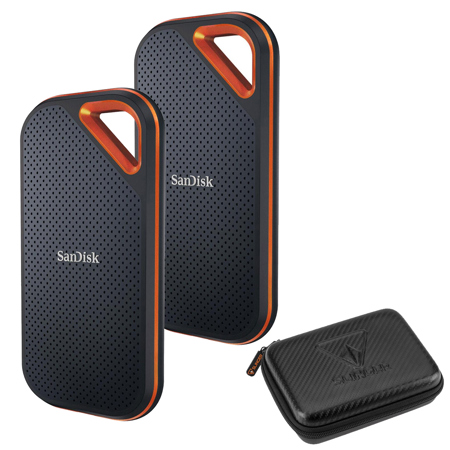 SanDisk Extreme PRO Portable 4TB USB Type-C External SSD V2, 2