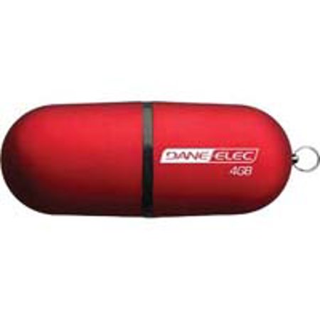 Dane-Elec Memory Dane-Elec 4GB USB 2.0 Pen Drive Flash Memory Disk, Windows and Mac Compatible