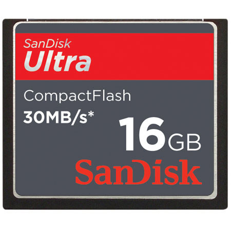 SanDisk SDCFH016GA11, 16GB Flash Memory Card, 30Mbps