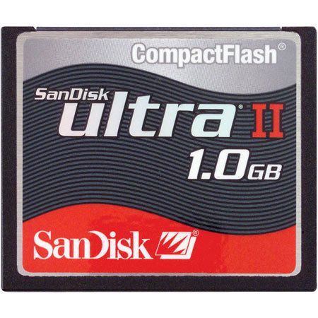 SanDisk 1 GB, 60x Speed Ultra II Compact Flash Memory Card. #SDCFH1024901