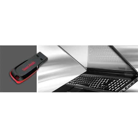 SanDisk 8GB Cruzer Blade USB 2.0 Flash Drive
