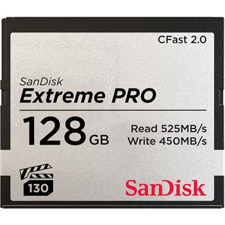 SanDisk Extreme PRO 128GB CFast 2.0 Memory Card