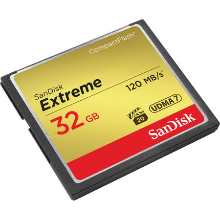 SanDisk 32GB Extreme Compact Flash Memory Card