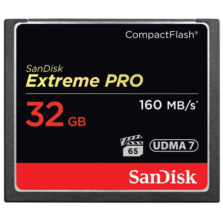 SanDisk 32GB Extreme PRO CompactFlash Memory Card