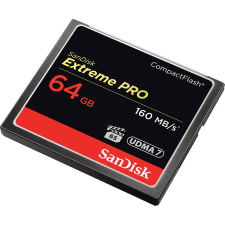 SanDisk 64GB Extreme PRO Compact Flash Memory Card SDCFXPS-064G-A46