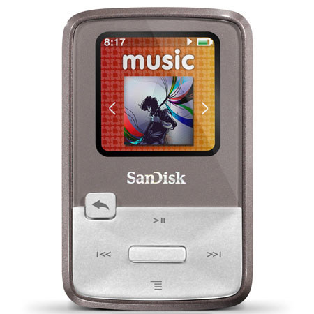 SanDisk 8GB Sansa Clip Zip Mp3 Player, Gray