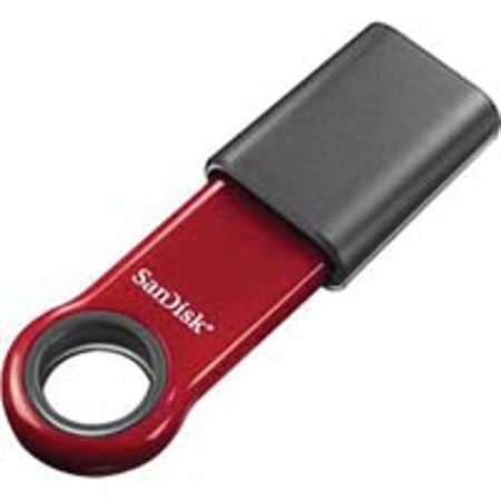 SanDisk 4GB Cruzer Slide USB 2.0 Flash Drive, Red / Black Finish