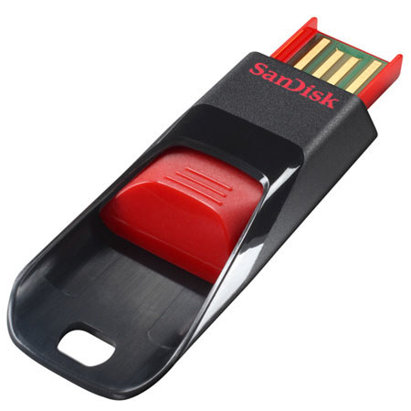 Sandisk 16GB Cruzer Edge USB Flash Drive - Black