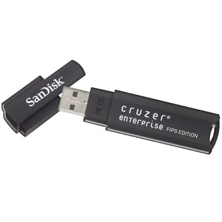 SanDisk Cruzer Enterprise, FIPS Edition (140-2 Level 2 Certified) 1 GB Flash Drive with USB 2.0 Interface
