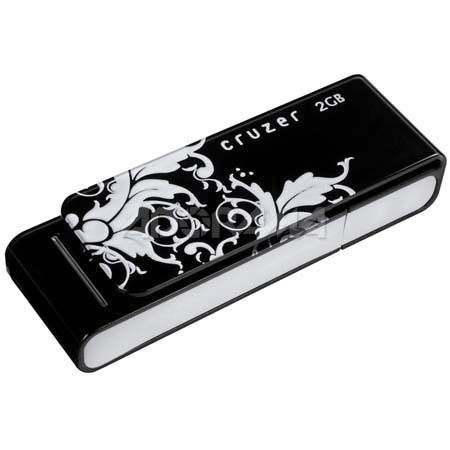 SanDisk Cruzer Pattern, 2 GB Portable Storage Device with U3 Smart Drive Technology, USB 2.0 Interface, Black