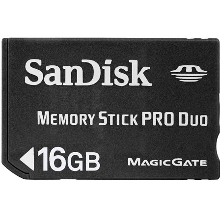 SanDisk 16GB Memory Stick Pro Duo Memory Card