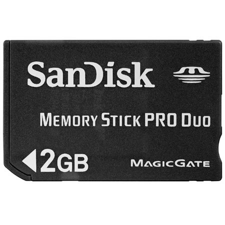 SanDisk 2GB Memory Stick Pro Duo Memory Card