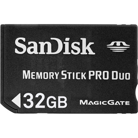 SanDisk 32GB Memory Stick Pro Duo Memory Card