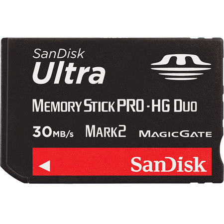 SanDisk 2GB Mem Stick Pro Duo Ultra Memory Card - 3Pk