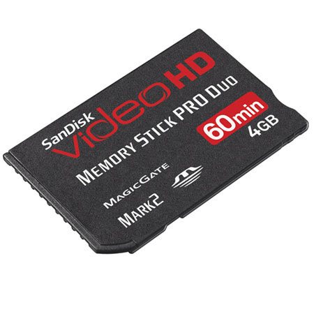 SanDisk 4GB Video HD Memory Stick Pro Duo