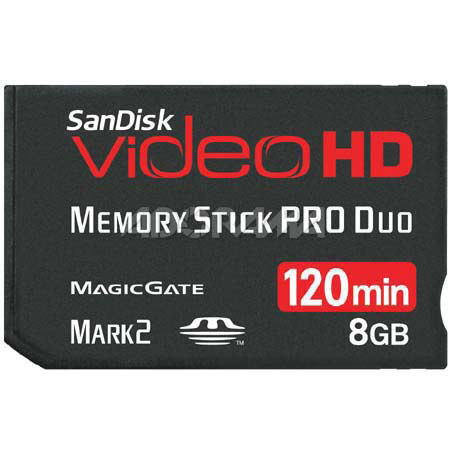 SanDisk 8GB Video HD Memory Stick PRO Duo