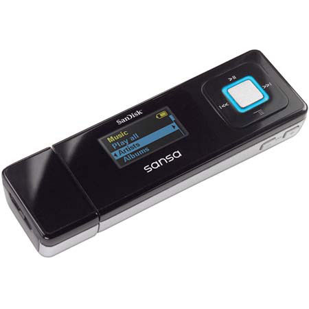SanDisk Sansa Express 1 GB MP3 Player with microSD Expansion Slot & FM tuner.