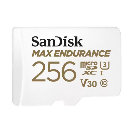 SanDisk MAX ENDURANCE UHS-I U3 microSD Memory Card with SD Adapter 64GB