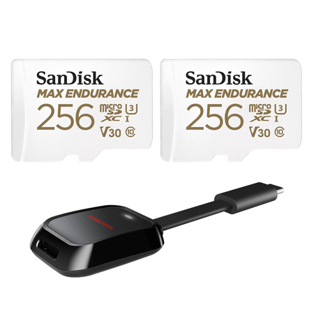 SanDisk MAX ENDURANCE UHS-I U3 microSD Memory Card with SD Adapter