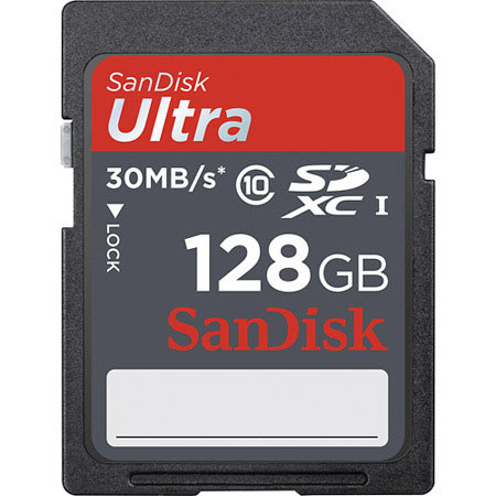 SanDisk 128GB Ultra SDXC Memory Card
