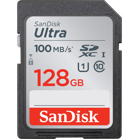 SanDisk 128GB Ultra UHS-I Class 10 U1 SDXC Memory Card