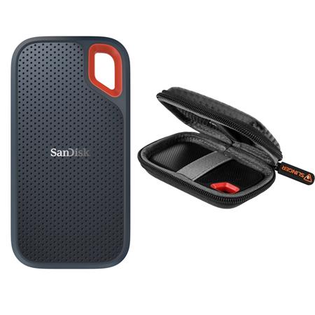 SanDisk Extreme Portable 4TB USB 3.2 Type-C External SSD V2, Black