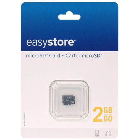 EasyStore SDSDQES002GG11M Micro Secure Memory Card, 2GB