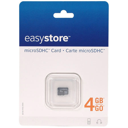 EasyStore SDSDQES004GG11M Micro Secure Memory Card, 4GB