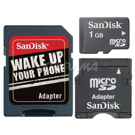 Sandisk 1GB Micro Secure Digital 3-in-1 Kit
