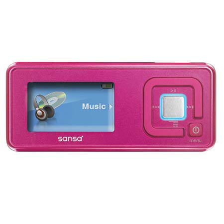 SanDisk Sansa c250 Series 2 GB MP3 Player, Pink
