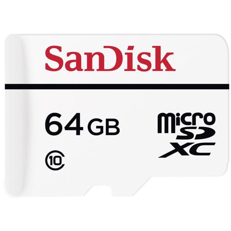 SanDisk 64GB High Endurance Video Monitoring microSDXC Memory Card w/SD Adapter