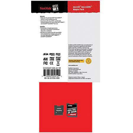 SanDisk Micro SD to SD Adapter Kit
