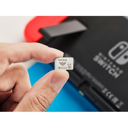 SanDisk 64GB UHS-I microSDXC Memory Card for the Nintendo