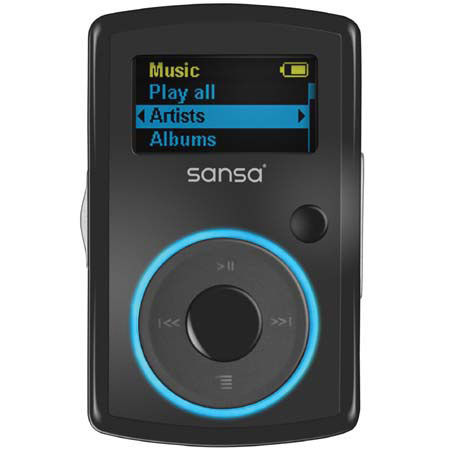 SanDisk Sansa Clip Series 4GB MP3 Player, Black
