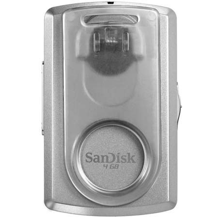 SanDisk Sansa Clip Series 4GB MP3 Player, Silver