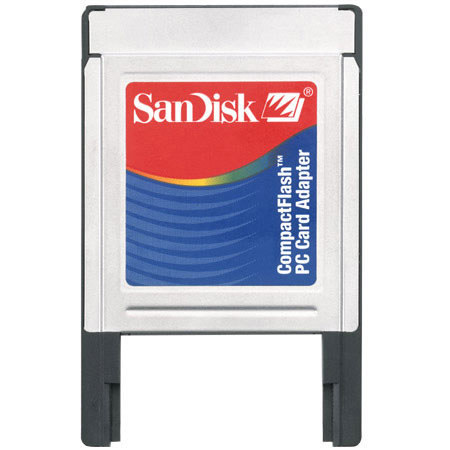 SanDisk CF CompactFlash to PC Card Slot Adaptr