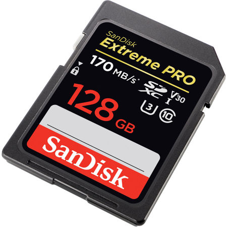 SanDisk 128GB Extreme PRO UHS-I U3 SDXC Memory Card