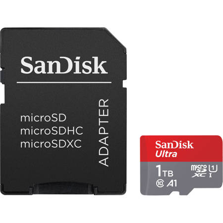 SanDisk Ultra 1TB UHS-I microSDXC Memory Card with SD