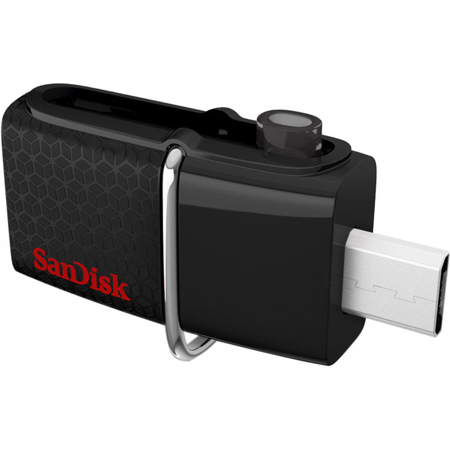 SanDisk 128GB Ultra Dual Micro USB 3.0 and Standard USB 3.0 Micro Flash Drive