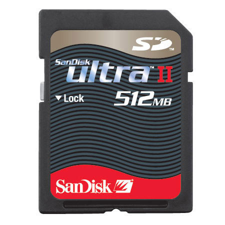 SanDisk 512mb, 60x Speed Ultra II Secure Digital (SD) Memory Card. #SDSDH512901