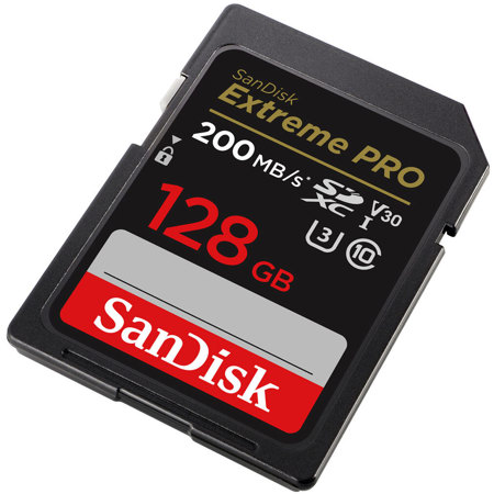 SanDisk Extreme PRO 128GB UHS-I U3 SDXC Memory Card SDSDXXD