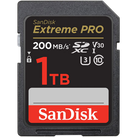 SanDisk Extreme PRO 1TB UHS-I U3 SDXC Memory Card