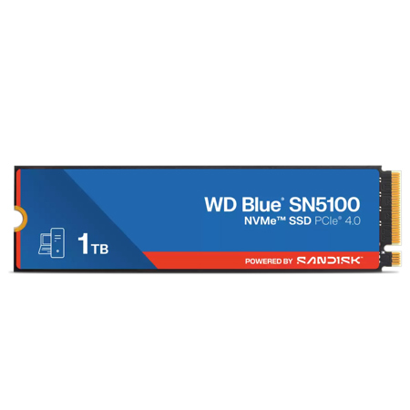 SanDisk WD Blue SN5100 1TB NVMe PCIe Gen 4.0 x4 M.2 Internal SSD