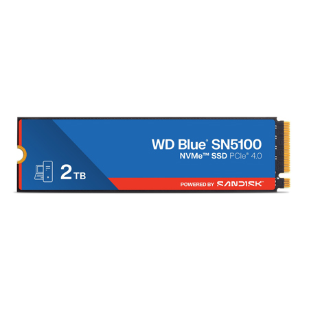 SanDisk WD Blue SN5100 2TB NVMe PCIe Gen 4.0 x4 M.2 Internal SSD